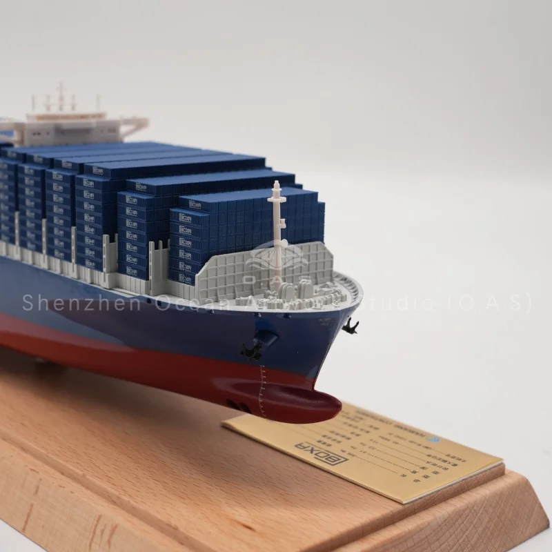 We offer customized Textainer cargo ship models with flexible options for unique ship name, exclusive ship type and personalized exterior designs.Adopting exquisite simulation craftsmanship, each model restores real hull structure, container layout and industrial details vividly.It serves as ideal ornaments, exhibition displays, business gifts and maritime teaching supplies for logistics and shipping industries.As a professional maker, we deliver stable quality, reasonable cost and efficient bulk production to meet diverse customized ship model demands.Amber@vesselmodel.com Tel: +86 18038048785