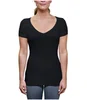 Women Deeper V Neck Black