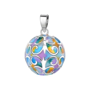 2026 Most Popular Classic Style Silver Plated Angel Balls Pregnancy Women Chime New Baby Pendant for Mother's Day