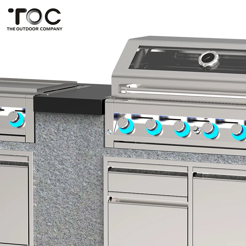 Propane Or Natural Gas Builtin Combination Garden Pizza Oven Bbq Gas