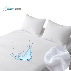 Custom Machine Washable  Waterproof for Saferest Terry Mattress Protector Cover Twin Queen Size Bed Mahjong Mat