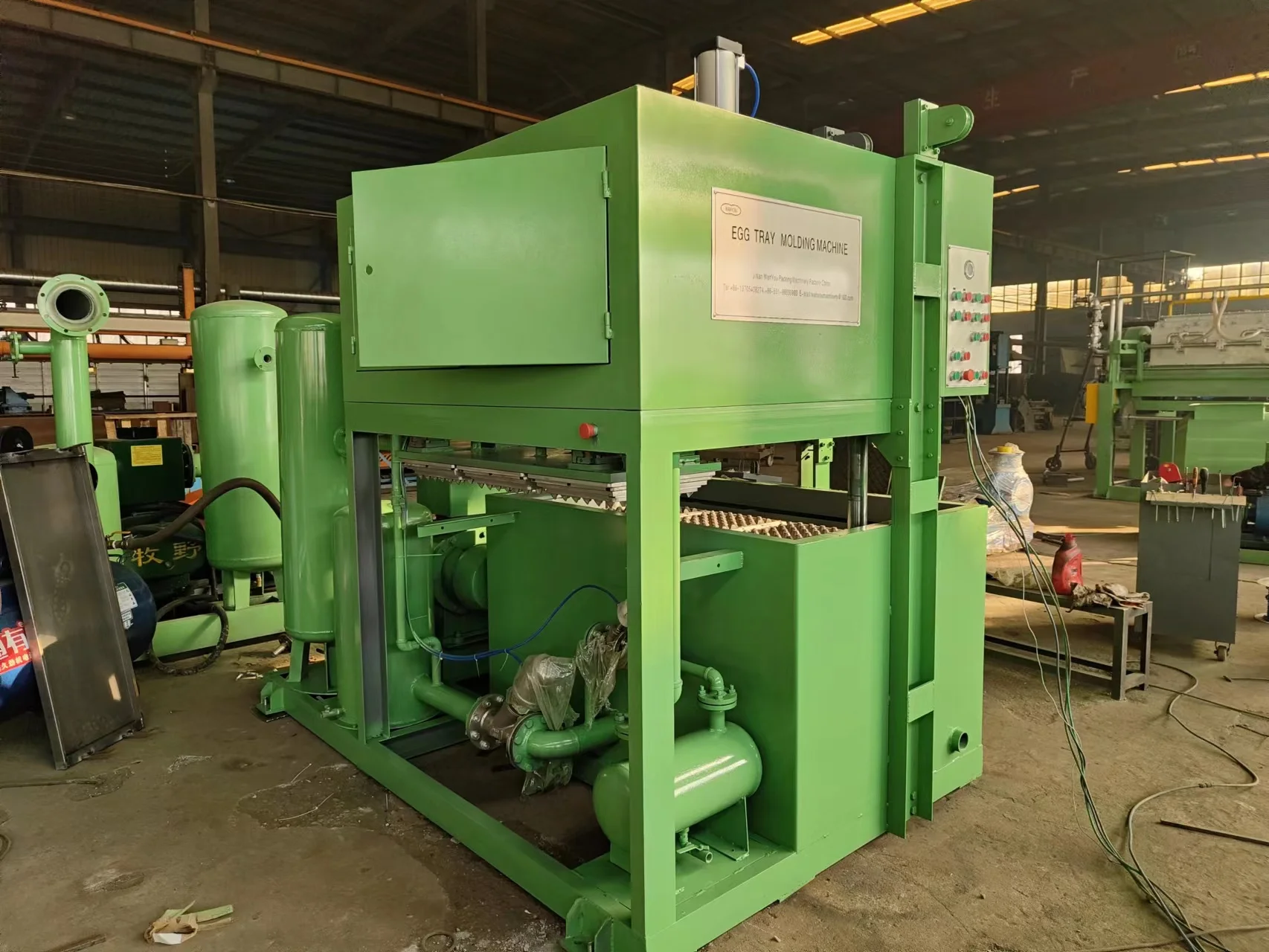 Fully Automatic Egg Tray Making Machine - Efficient & Reliable
