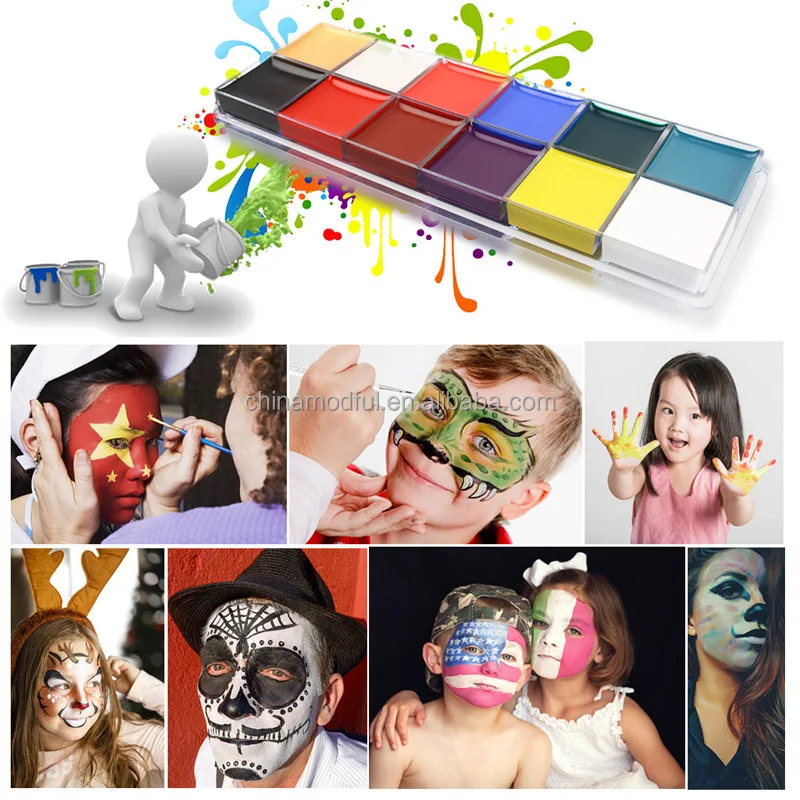  <div style=“text-align: center;”><span style=“font-family: impact, chicago; font-size: 18px;”> 2021 Festival Halloween Makeup Face Paint Rainbow Split Cake Body Painting High Quality Face Painting  </span></div>   2072452578