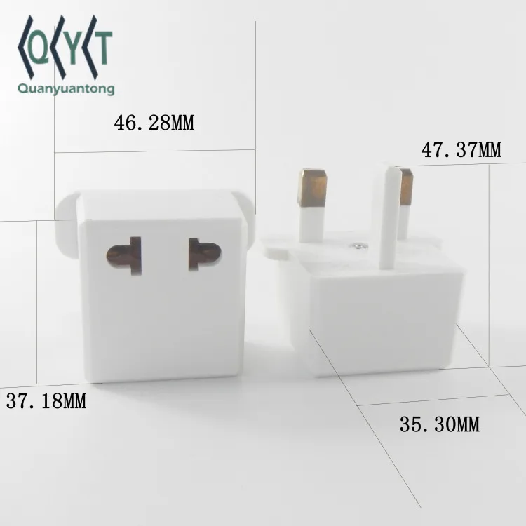 
JHD-9624 WT Белый удлинитель розетка Великобритании Путешествия конвертировать разъема Великобритании к нам JP штекер адаптера переменного тока 