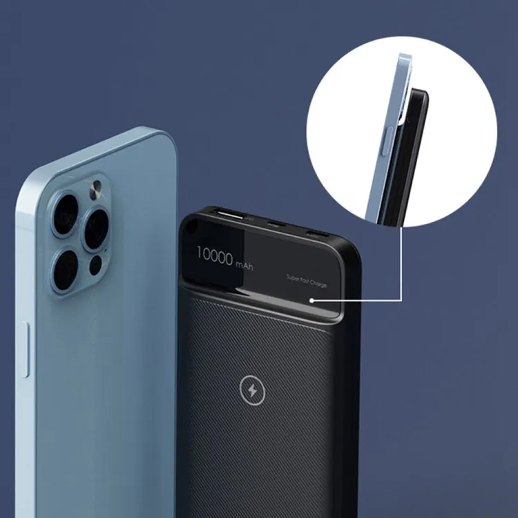 JOWAY PD 20W Fast Charging 10000mAh Power Bank Magnetic Power Bank 15W Wireless Battery for Phone