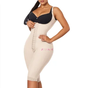 Slimming Flattering Colombian Fajas Bust-Lifting Hook-Clasp Butt-Enhancing Tummy-Control One-Piece Shapewear for Women