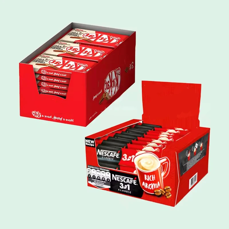 Holidaypac Custom Supermarket  Retail Display Packaging Cardboard Pdq Display Box Biscuits Display Shelf Ready Tray