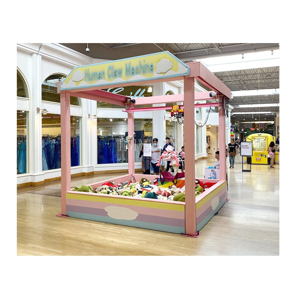 Hot Sale China Factory Amusement Park Electronic Vending Arcade Real Human Claw Machine