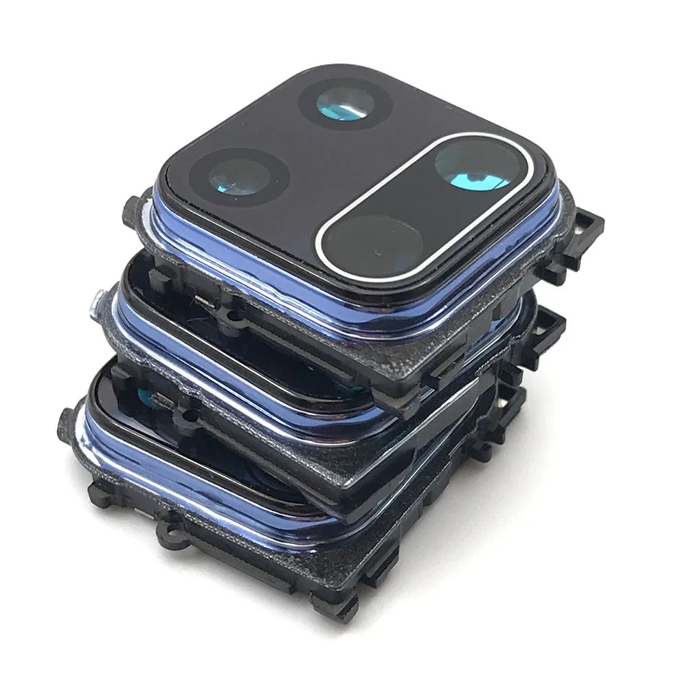 Wholesale Rear Camera Glass Lens for Redmi Note 9S Pro Back Camera Glass  Cover With Frame Holder Replacement Part - Main Image