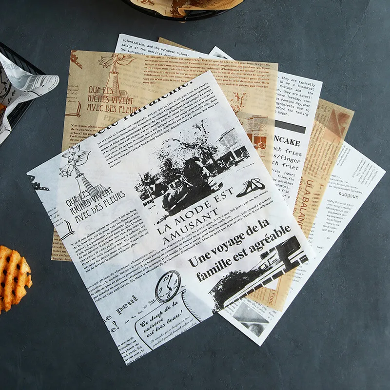 Wrapping Paper Wholesale Butter Burger Food Prep
