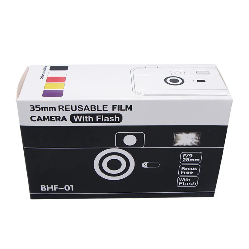 Vintage Point Shoot Non Disposable Film Camera Custom 35mm Flash