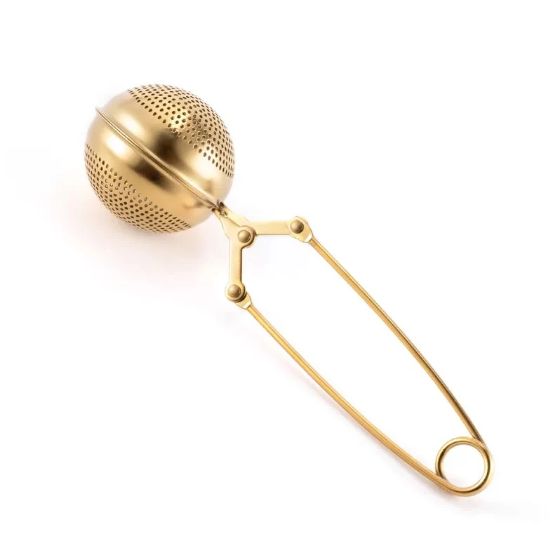 Stainless Steel Rose Gold Tea Infuser - Loose Leaf Filter