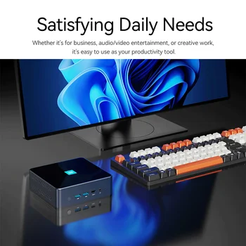 Intel N200 Mini PC 32GB DDR5, 2TB NVMe, 4K UHD, WiFi6 | Ideal