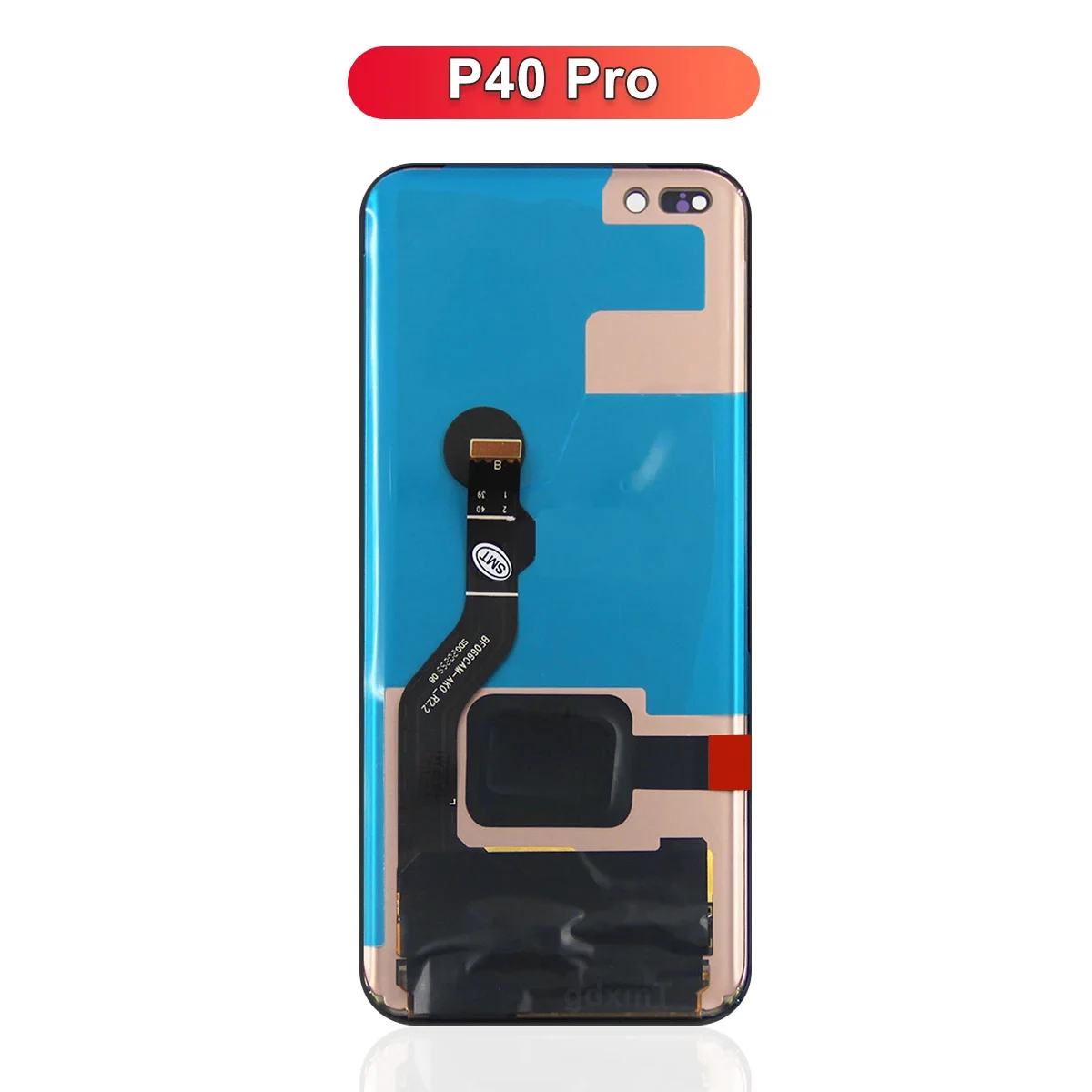 Écran LCD Pour Huawei P40 Pro - 6.58 Pouces, Tactile, Remplacement écran - Modèles ELS-NX9, ELS-N04 - Noir Sans Cadre