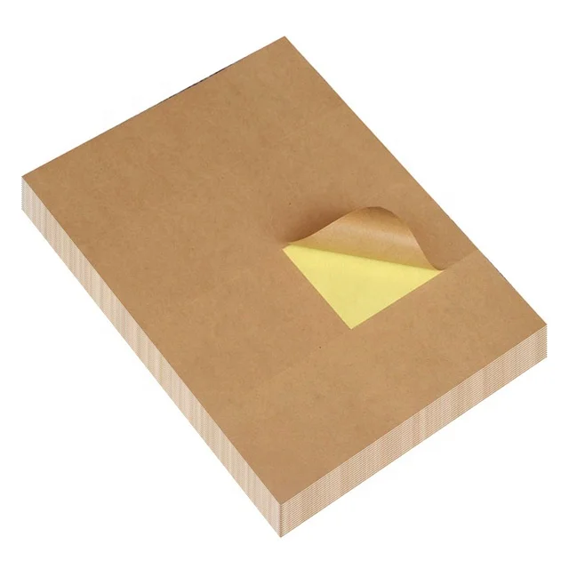 Adesivo Kraft Papers A4 Autoadesivo 100 Fogli - Foto 5