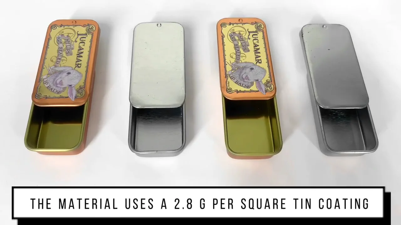 Mini Empty Slide Top Tin Container For Diy Lip Balms Solid Perfumes