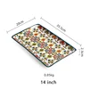 14 inch large rectangular plate