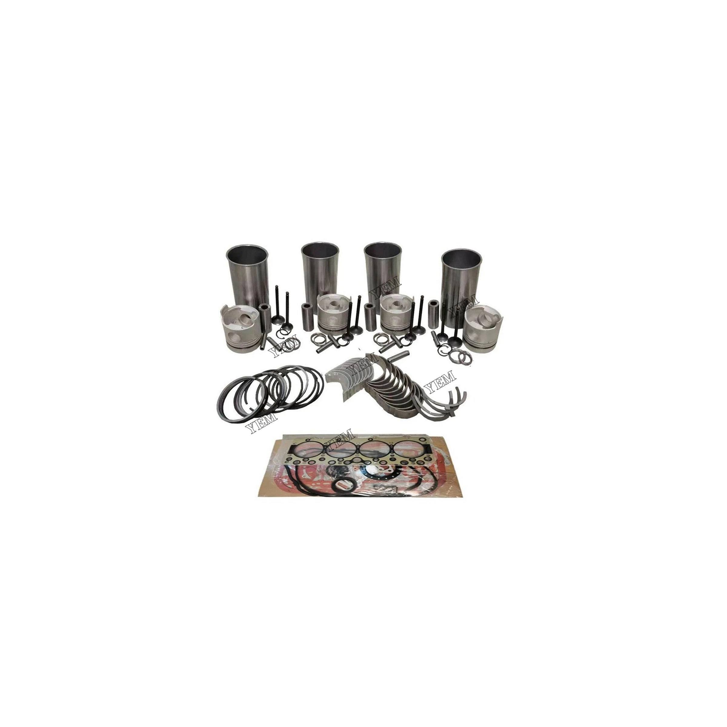 for Kubota F3680 KX71-3 KX71H Overhaul REBUILD Kit FIT V1505 V1505-E Engine Aftermarket Engine Parts