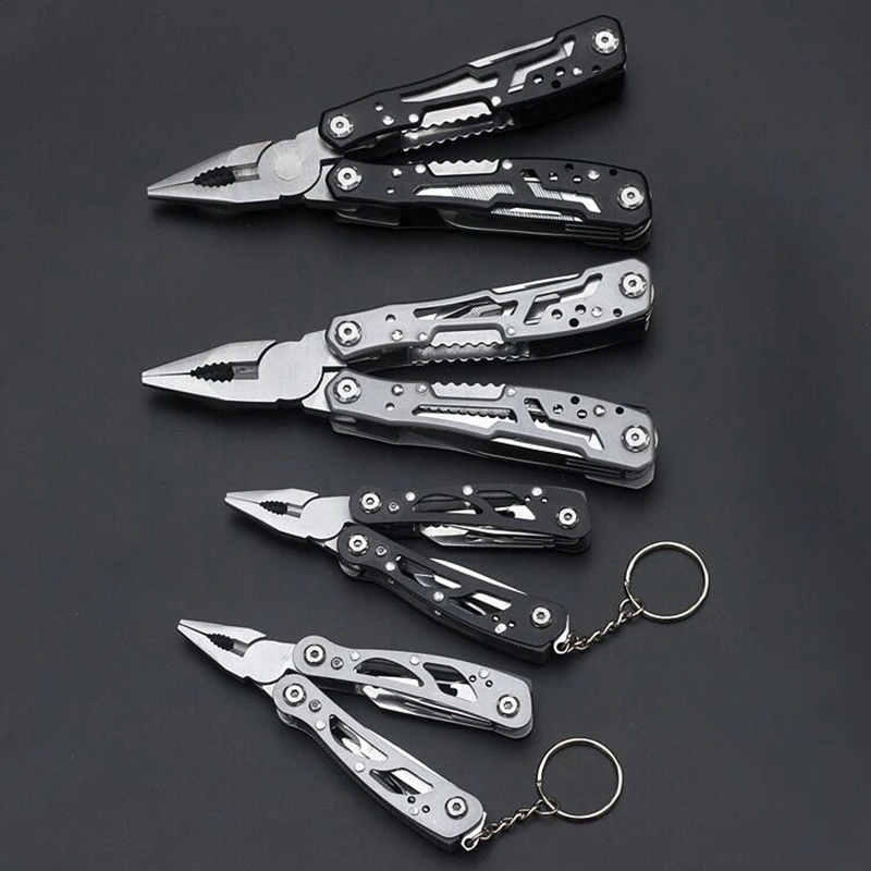 Multifunction Stainless Steel Multi-tool Pocket Knife Pliers Folding Pliers Portable Folding Pliers