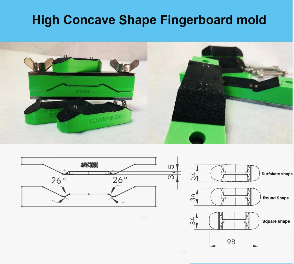 New Metal Fingerboard Mold Fingerboard Deck Mold Buy Fingerboard Mold