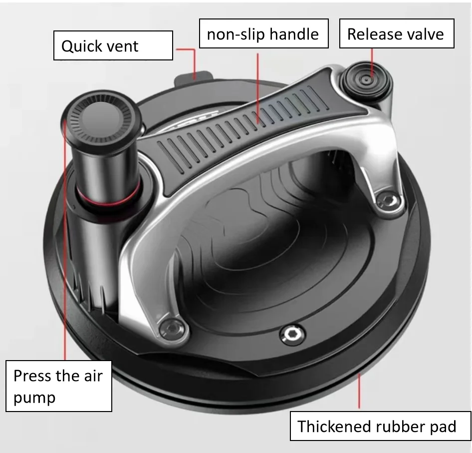 Industrial Heavy Duty Air Pump Suction Cups - Buy Vacuum Suction Cups ...