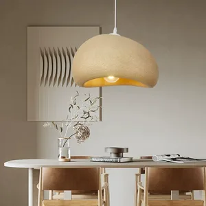 Japanese Style Hanging Restaurant Dinning Chandelier Wabi-Sabi Pendant Light for Bedside Livingroom Restaurant