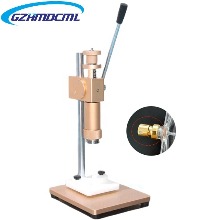 Manual Perfume Glass Bottle Crimping Machine Capper and Collar Press Packing Aerosol Sprayer Crimper Capping Pressing Equipment
