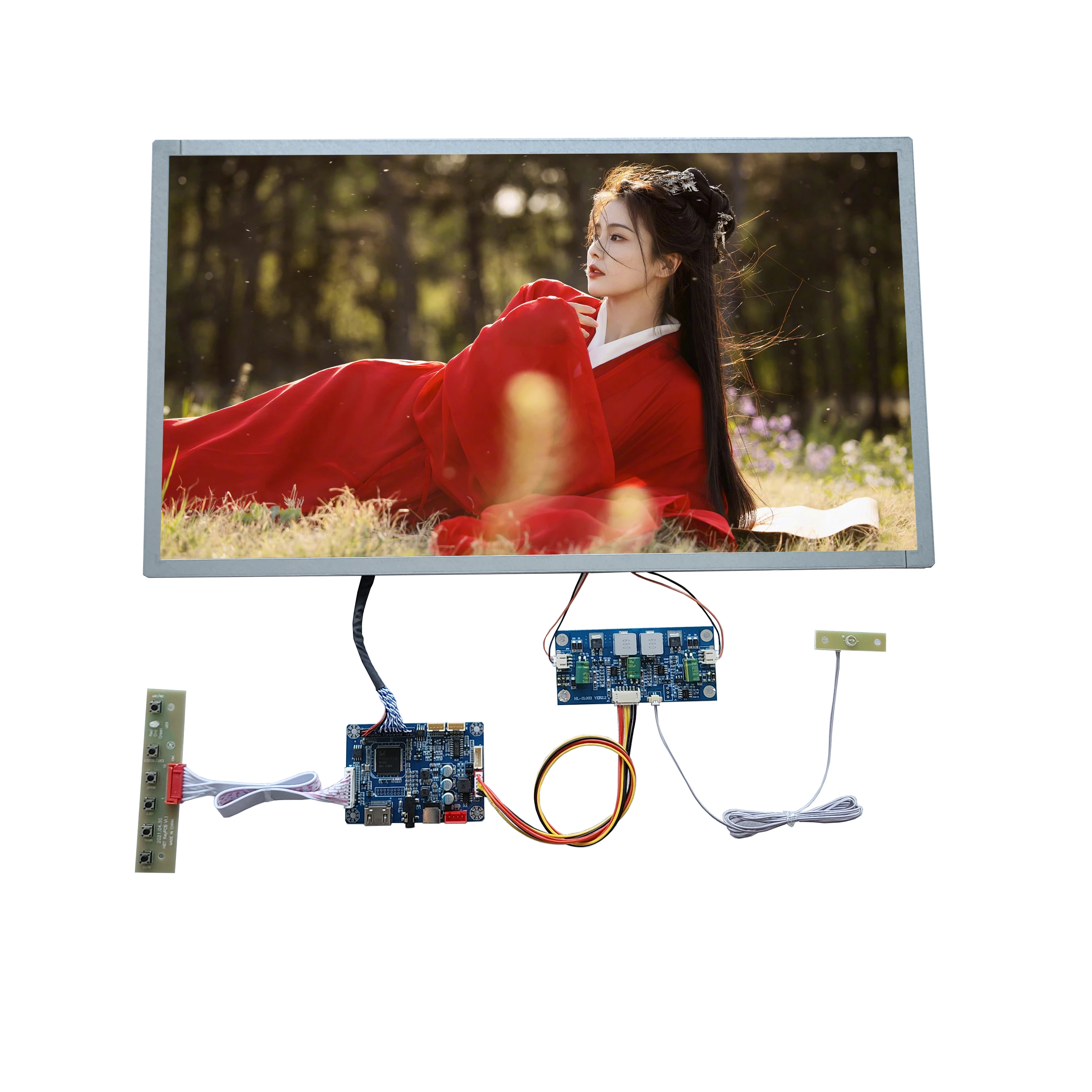 Hohe Helligkeit UV215FHM-N10 1080P 21,5 Zoll TFT LCD Panel 1920x1080 Auflösung Industrielle Medizinische Bildgebung Typ LVDS Interface