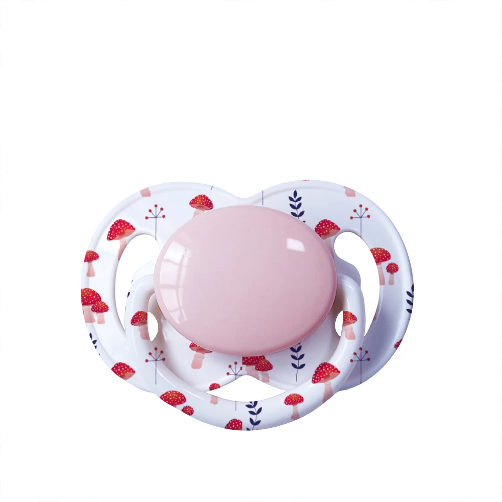 Custom Logo Organic Natural Rubber Pacifier Baby Use Products Pacifier