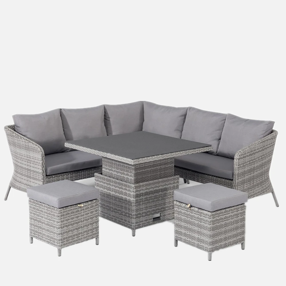 Rattan-Corne-Sofa-Set 