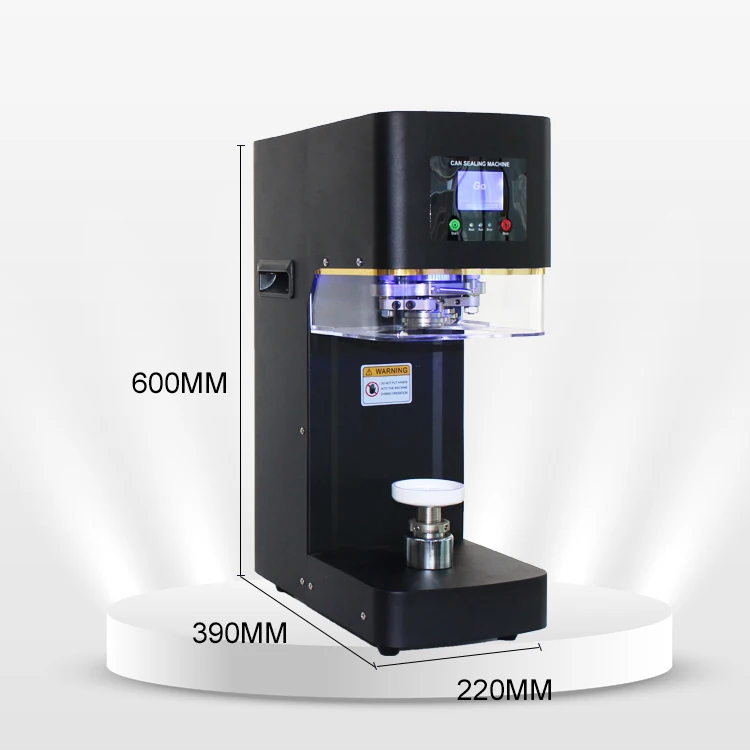 Machine à Sceller Manuelle Pour Canettes Et Bouteilles PET - Diamètre 51 Mm, Hauteur Réglable