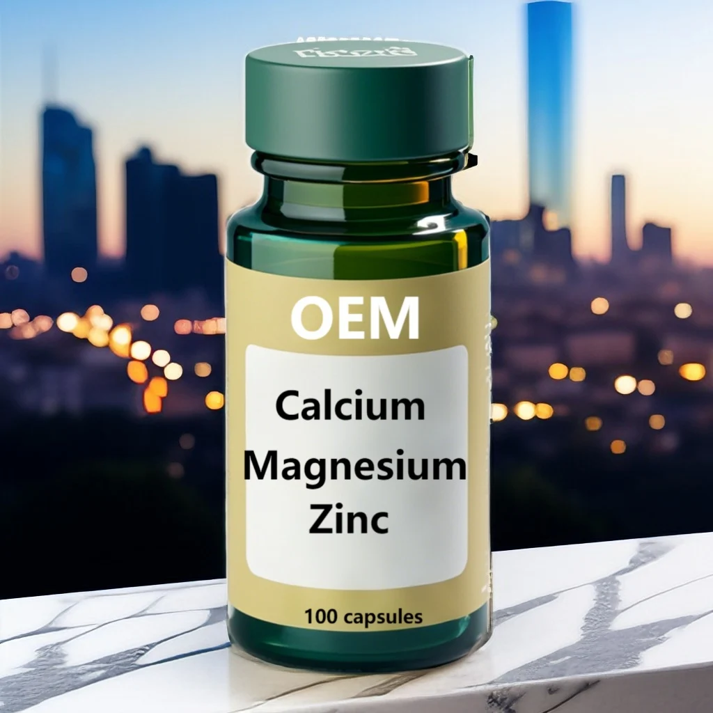 Calcium Magnesium Zinc Caplets Immune Supporting Bone Health Tablets Food Supplements and Magnesium Capsules