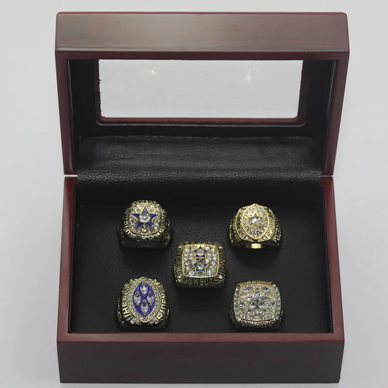 NFL★ダラスカーボイズ★チャンピオンリング★５本セット Dallas Cowboys Super Bowl 5 Ring Set with Display Box | eBay