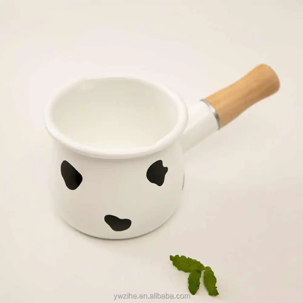 ceramic saucepan ceramics Milk Pot With Wooden Handle Gas Stove Induction  Cooke Baby Breakfast Milk Coffee Saucepan Cookware - AliExpress