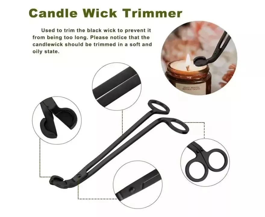 Engraved Stainless Steel Wholesale Bulk Custom Lighter Snuffer Black