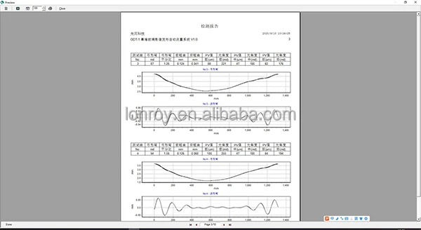 Tempered Glass Flatness and Image Distortion Testing Machine Glass Flatness and Image Deformation Detection Instrument