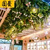 Hanging flower decor 011, budget-friendly, no lamp