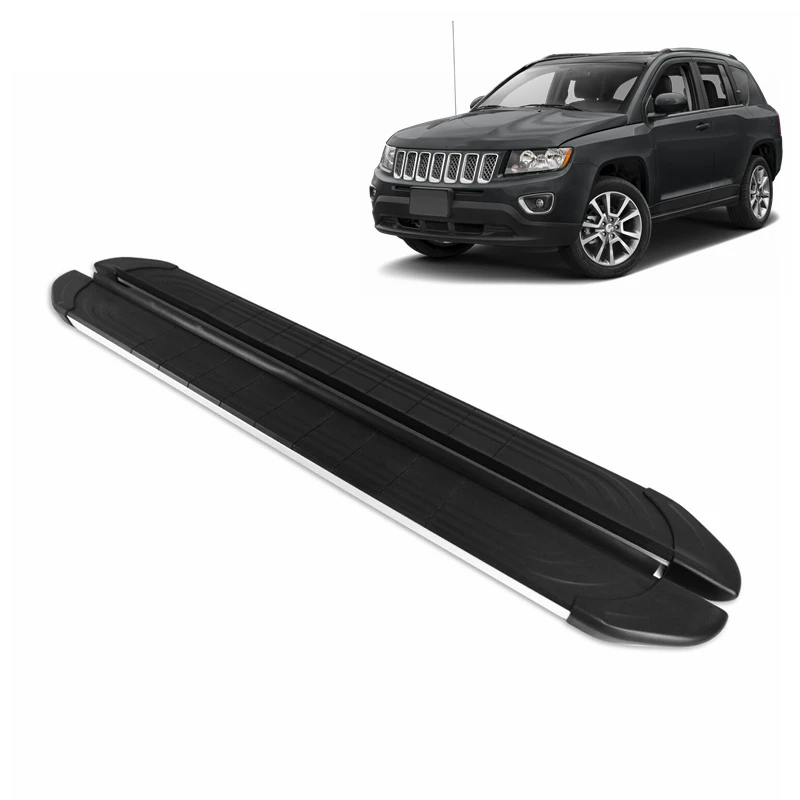 OEM auto parts side Step Running Boards nerf bar for Jeep Compass 2011 2012 2013 2014 2015 2016