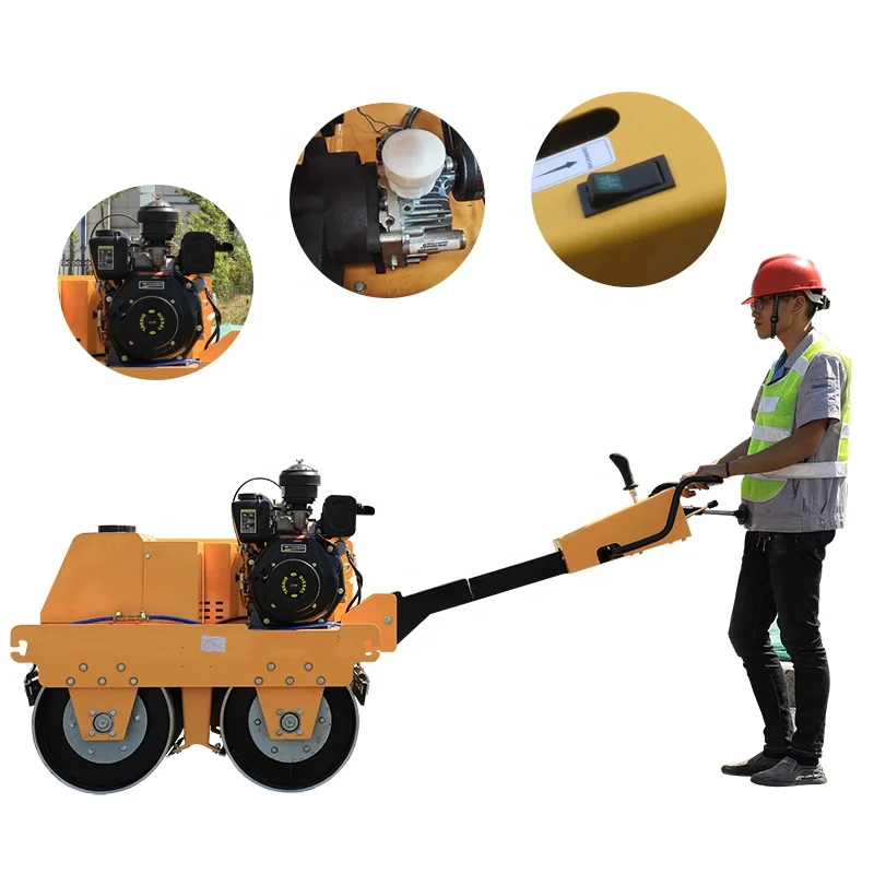 550kg Hydrostatic Drive Roller Hand Roller Compactor Fylj-S600c - China Hand  Roller Compactor, Hydrostatic Drive Roller