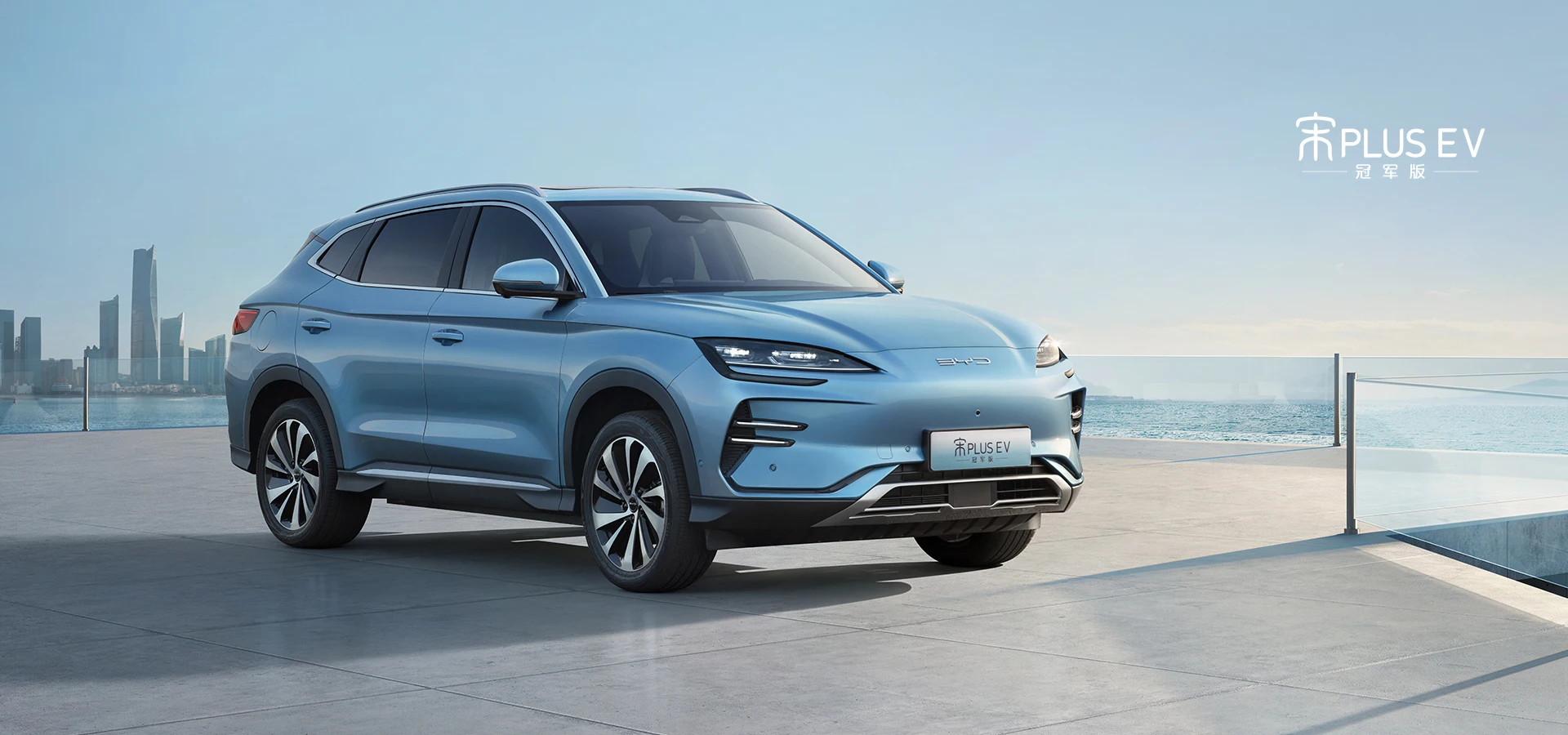 2023 BYD 605km Song Plus 87.04Kw.H Battery Ev Flagship Suv Ev Cars Champion