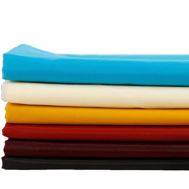 Soft Shell acabat apagat 100% niló 380T Teixit de recobriment cire de tafetà per a la jaqueta