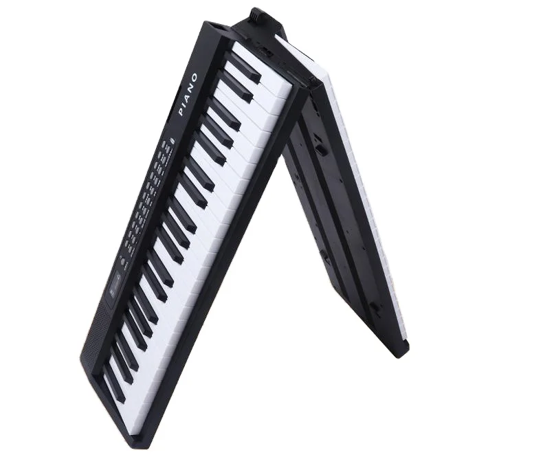 88 Keys Portable Foldable Digital Electronic Organ Piano Musical Keyboard Instrument with Dual Keyboard Style