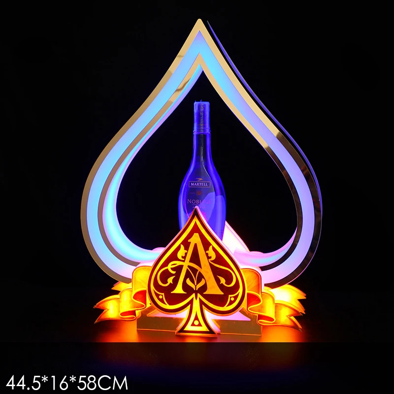 The best-selling high-quality luminous wine Holder wine champagne XO creative luminous display wine Holder