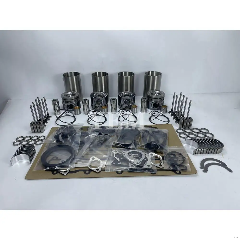 Overhaul Rebuild Kit With Piston Rings Liner Bearing Valves Gasket Set Fit for Doosan D24 Construction Machinery Parts