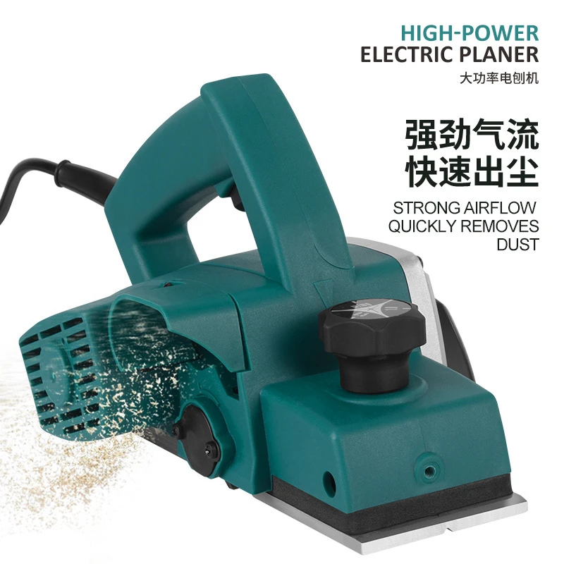 Tebak 110V/220V High Power Home Handheld Wood Edge Surface Trimmer Multifunctional Portable 220v Electric Wood Planer