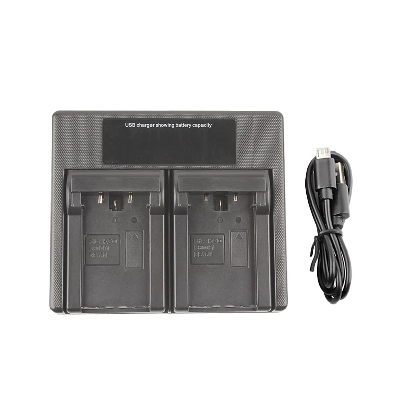 KLIC-8000 Dual Charger with LCD Light KLIC8000 Battery Charger for Kodak Z612 Z712 Z812 Z1015 Z1085 Cameras