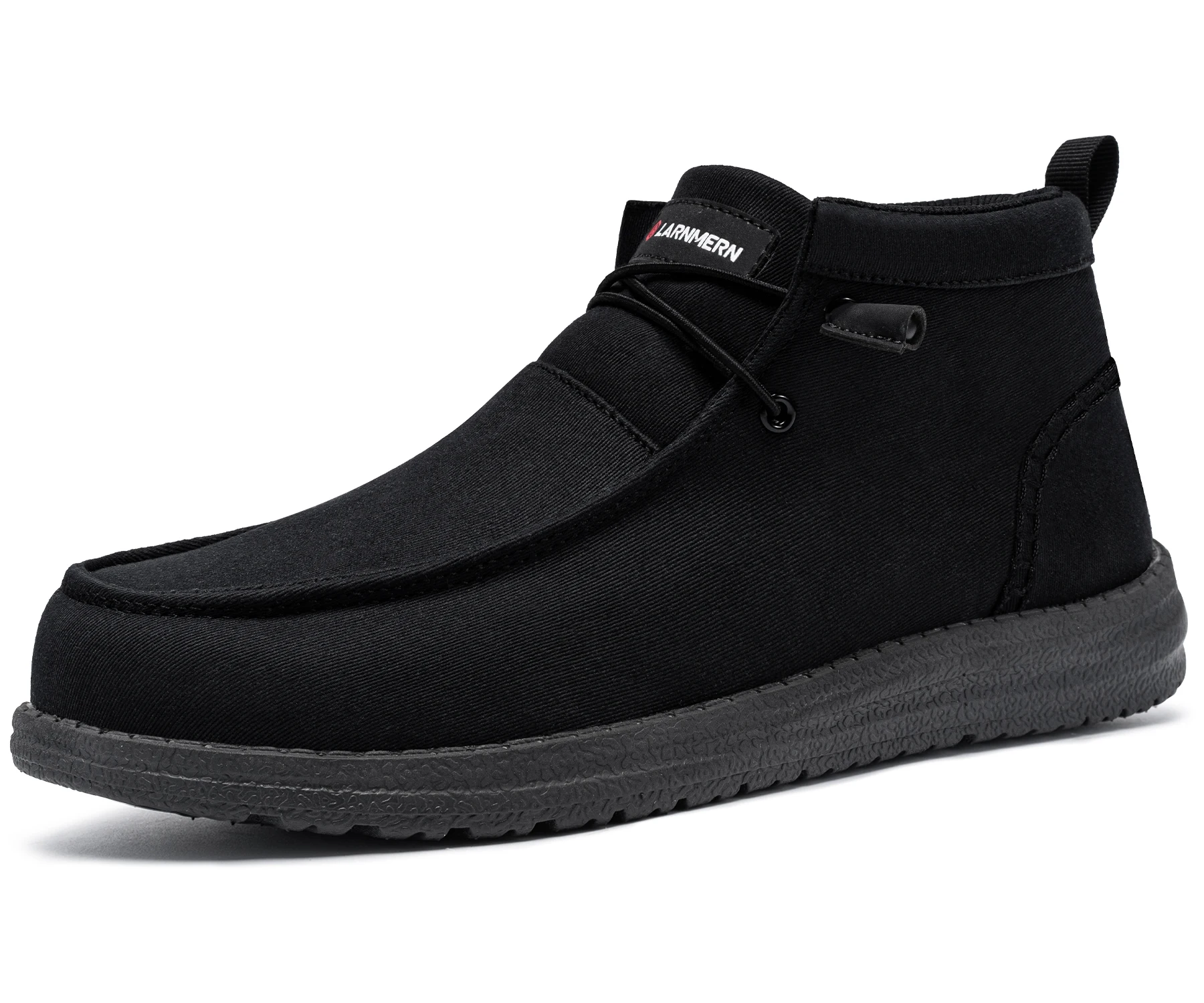 LARNMERN Non-Slip Safety Shoes Without Lace with Steel Toe Work - Main Image