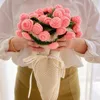 light pink rose (off-white blanket)
