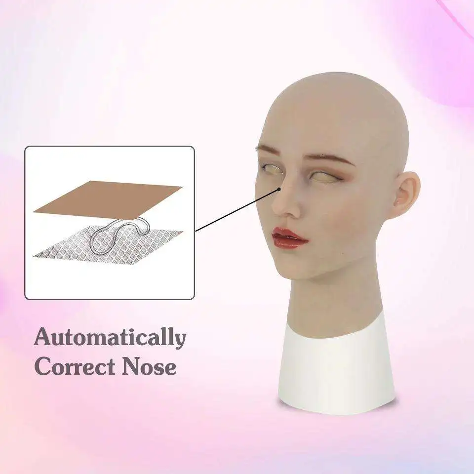 Factory Direct Real Human Party Mask  Beautiful Girl  New Year Party Male to Female for Sissy Transgender Shemale