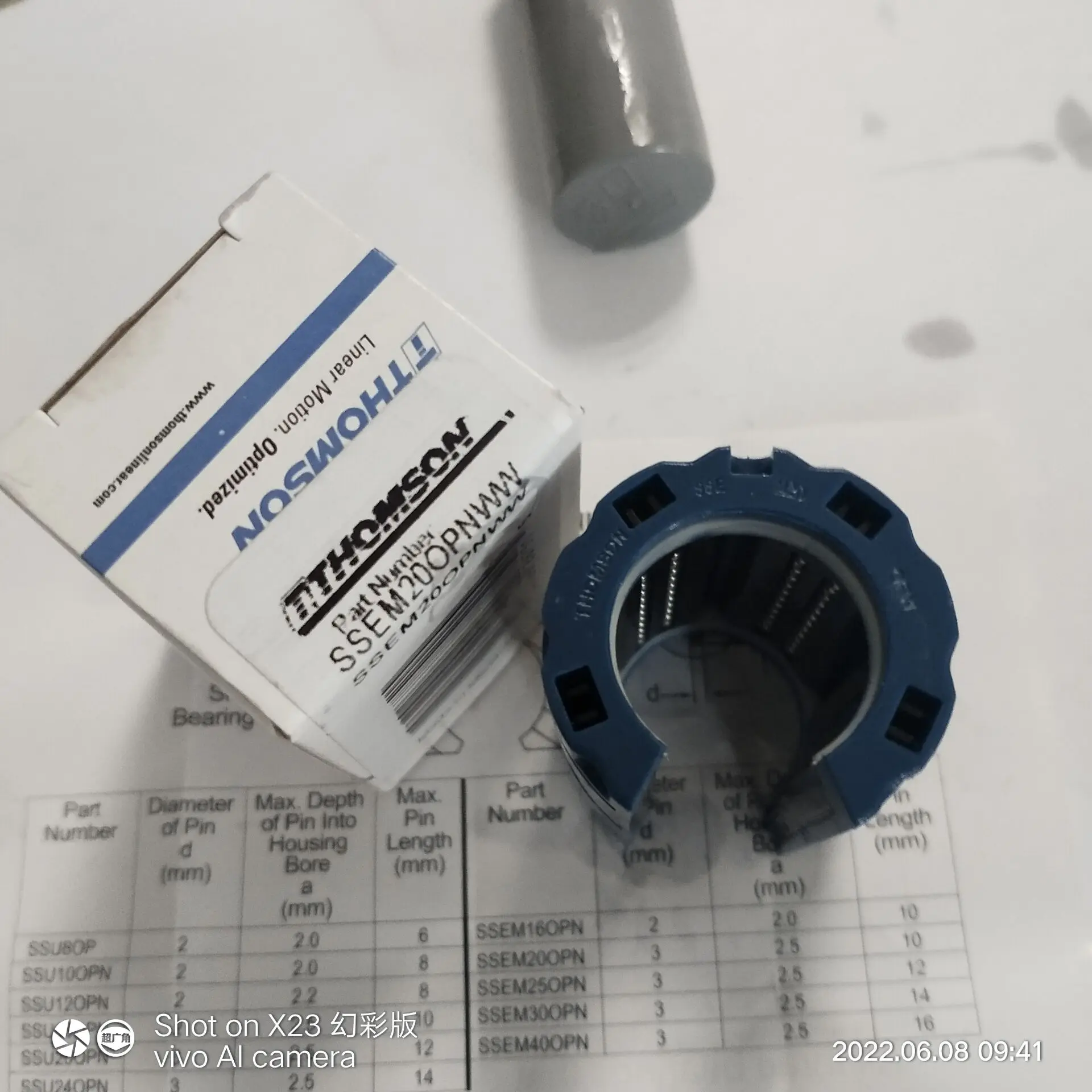 Thomson Linear Ball Bushing Bearing Block SSE M30 OPN SSE M25 OPN SSE M20 OPN